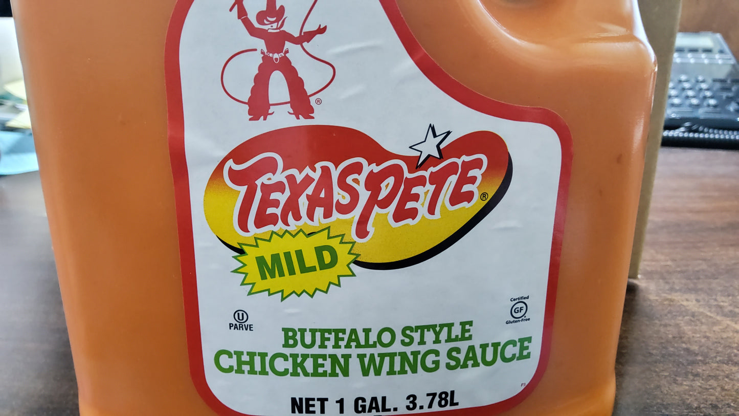 GALLON TEXAS PETE MILD WING SAUCE 1/GAL