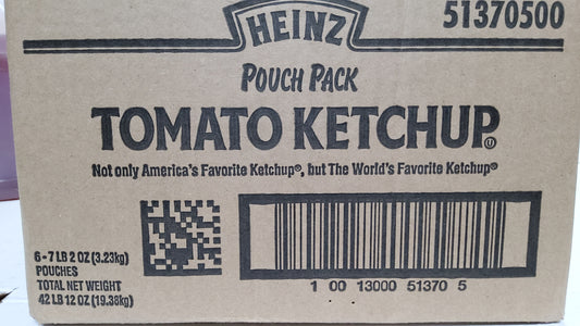 KETCHUP HEINZ 6/7 POUCHES