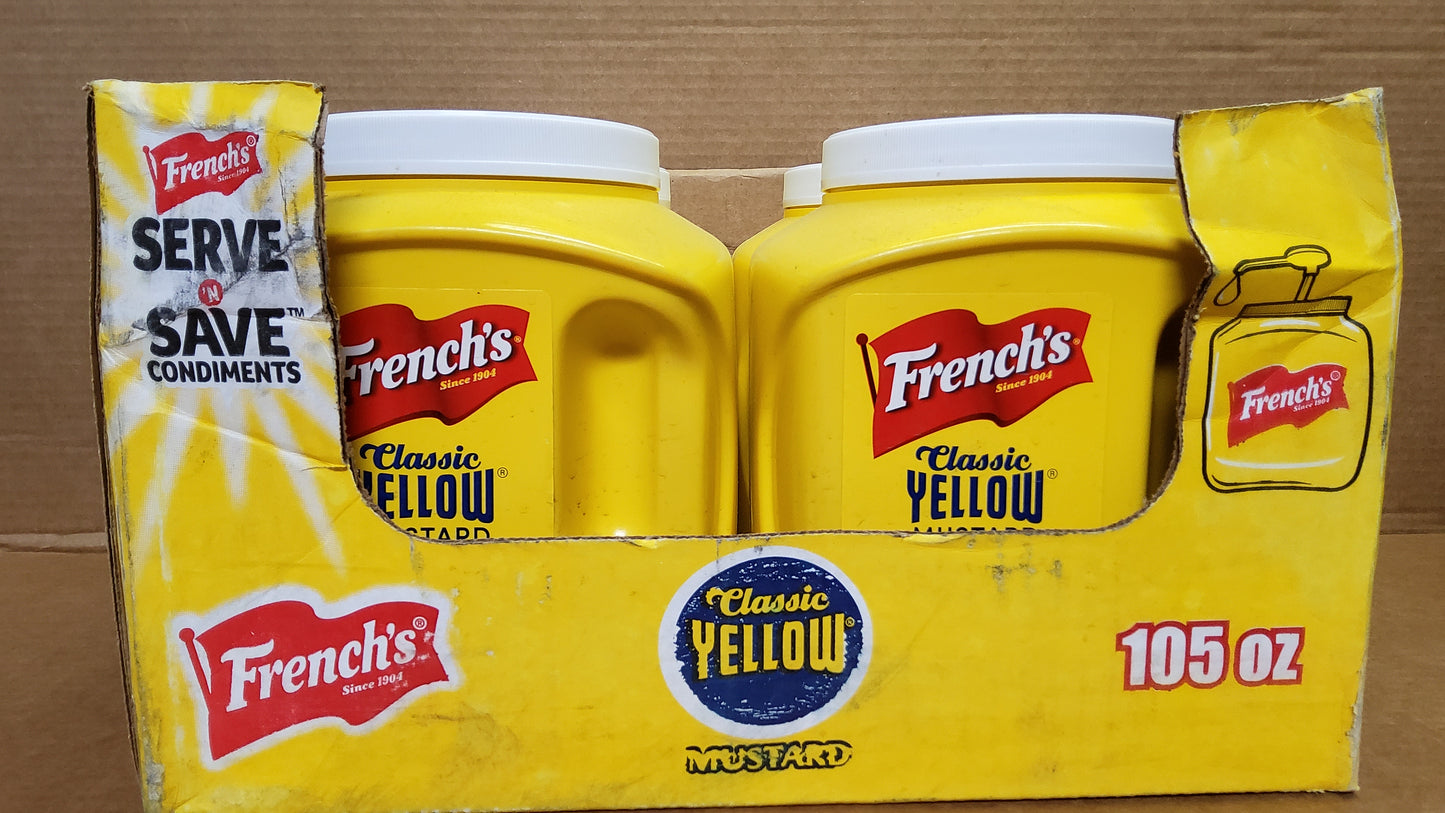 GALLON  FRENCH'S MUSTARD 4/105oz